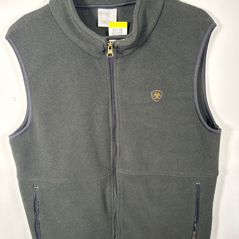 Ariat Womens S/P Fleece Vest Full Zip Western Ranch Outdoor Layer